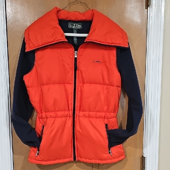 Ralph Lauren Active Orange and Navy Jacket - Picture 4 of 9